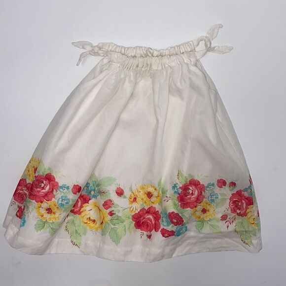 Ralph Lauren White Floral Tie Strap Dress 9 Months - Picture 2 of 10